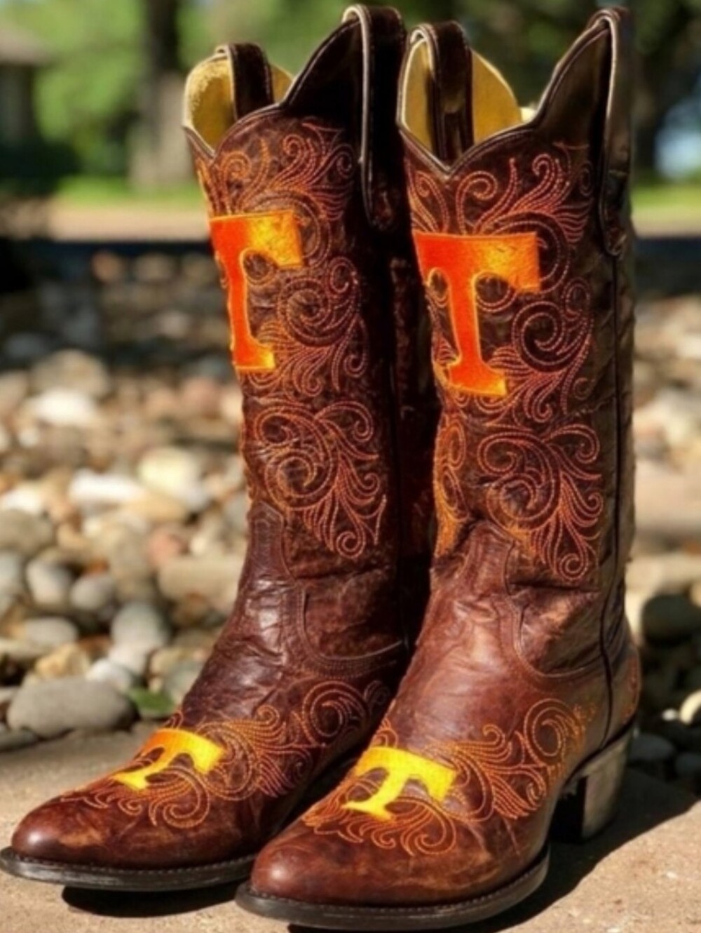 NWT Women's University Of Tennessee Vols Gameday 13' Leather Cowboy Boots